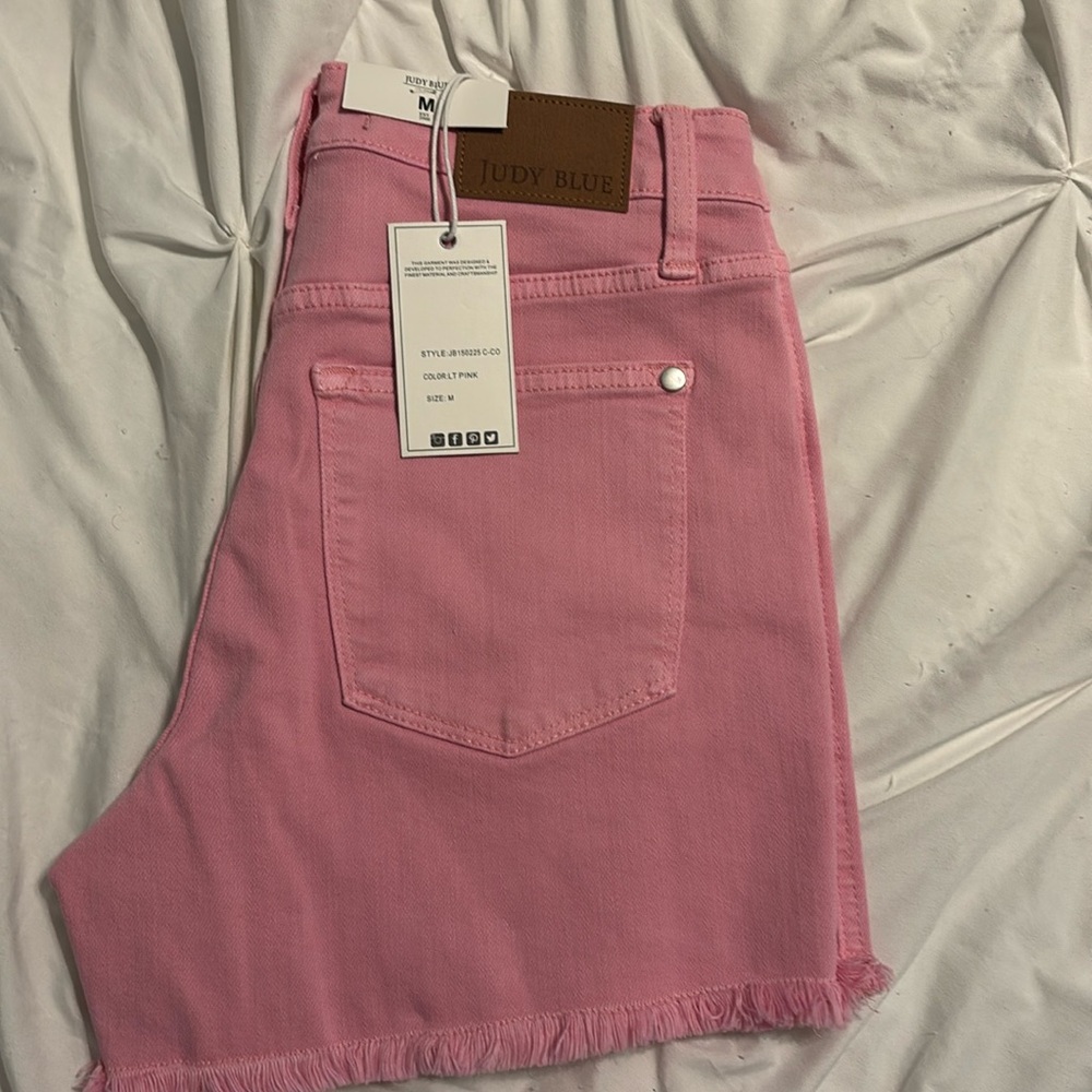 Judy Blue pink Jean shorts